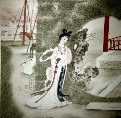 点绛唇·蹴罢秋千