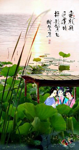 南乡子·乘彩舫