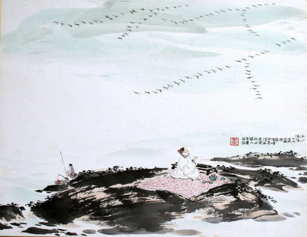减字木兰花·竞渡