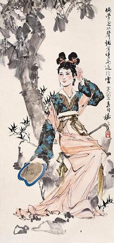 夜游宫·叶下斜阳照水