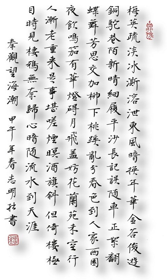 柳下桃蹊，乱分春色到人家。全诗词意思及赏析