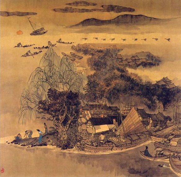 渡万壑千岩，越溪深处。全诗词意思及赏析