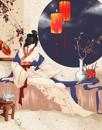 衾凤冷，枕鸳孤，愁肠待酒舒。全诗词意思及赏析