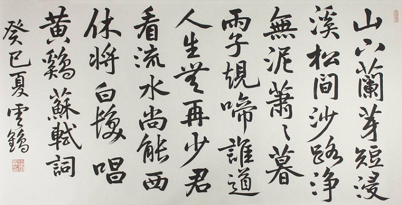 游蕲水清泉寺，寺临兰溪，溪水西流。全诗词意思及赏析