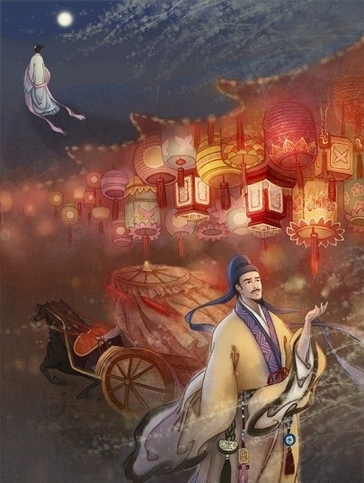 众里寻他千百度，蓦然回首，那人却在，灯火阑珊处。全词意思及赏析
