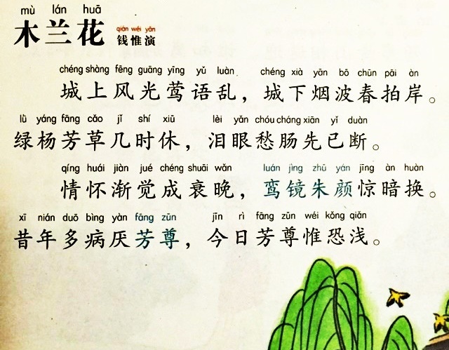 城上风光莺语乱，城下烟波春拍岸。全诗词意思及赏析