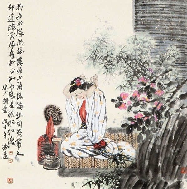昨夜雨疏风骤，浓睡不消残酒。全诗词意思及赏析