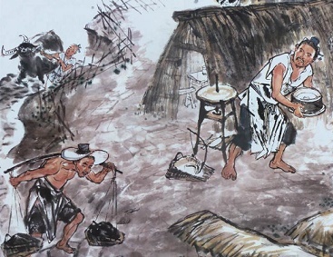 陶尽门前土，屋上无片瓦。全诗意思及赏析