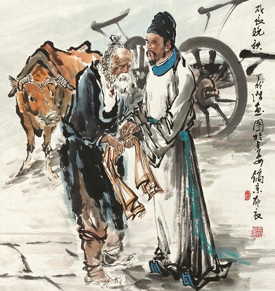 牛困人饥日已高，市南门外泥中歇。全诗意思及赏析
