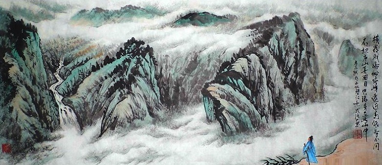 横看成岭侧成峰，远近高低各不同。全诗意思及赏析