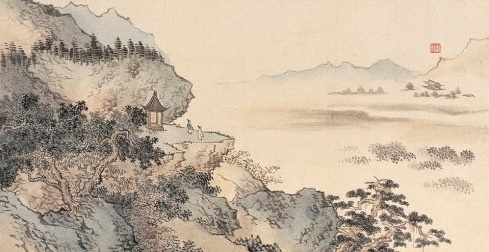 春愁难遣强看山，往事惊心泪欲潸。全诗意思及赏析