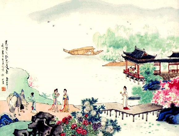 我自横刀向天笑，去留肝胆两昆仑。全诗意思及赏析
