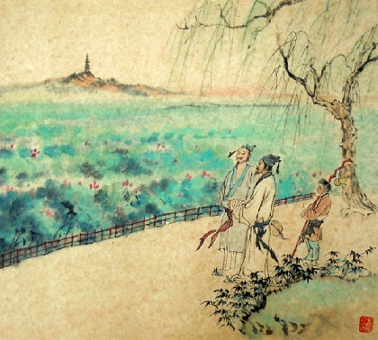 红香世界清凉国，行了南山却北山。全诗意思及赏析