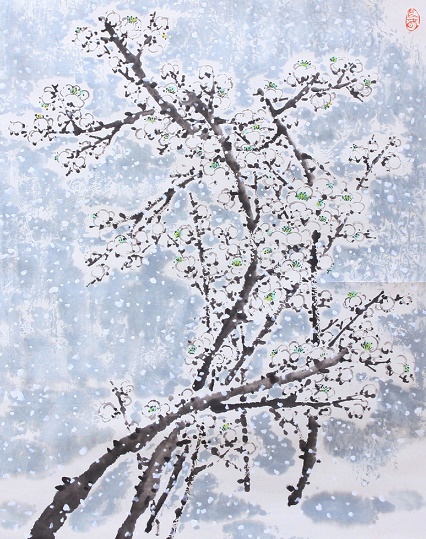 梅须逊雪三分白，雪却输梅一段香。全诗意思及赏析