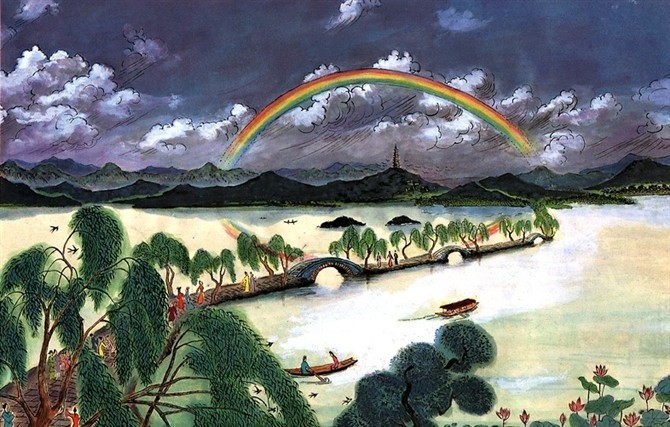 水光潋滟晴方好，山色空濛雨亦奇。全诗意思及赏析