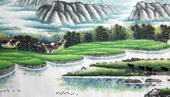 绿池芳草满晴波，春色都从雨里过。全诗意思及赏析