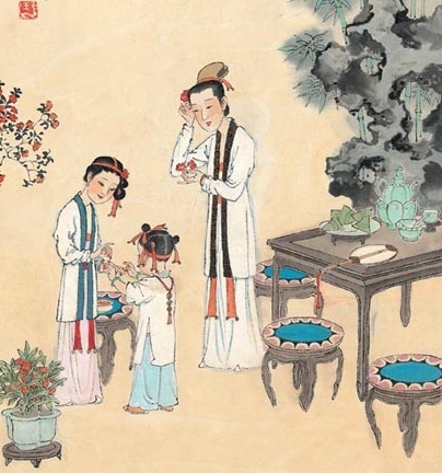 下床着新衣，初学小姑拜。全诗意思及赏析