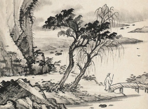 微吟不道惊溪鸟，飞入乱云深处啼。全诗意思及赏析