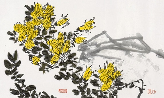 花开不并百花丛，独立疏篱趣未穷。全诗意思及赏析