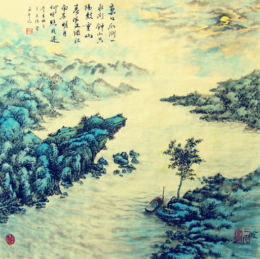京口瓜洲一水间，钟山只隔数重山。全诗意思及赏析