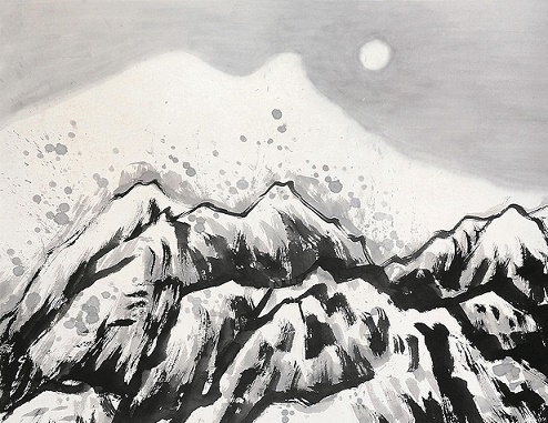 清风无力屠得热，落日着翅飞上山。全诗意思及赏析