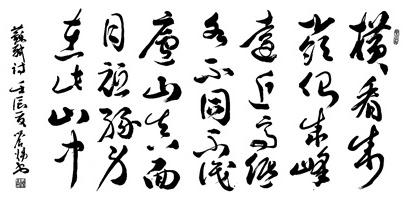 横看成岭侧成峰，远近高低各不同。全诗意思及赏析