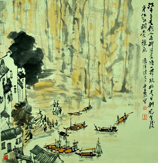 好是日斜风定后，半江红树卖鲈鱼。全诗意思及赏析