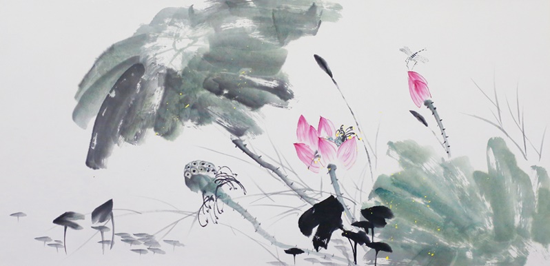 东风忽起垂杨舞，更作荷心万点声。全诗意思及赏析