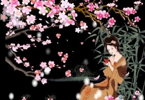摇荡春风媚春日，念尔零落逐寒风，徒有霜华无霜质。全诗意思及赏析