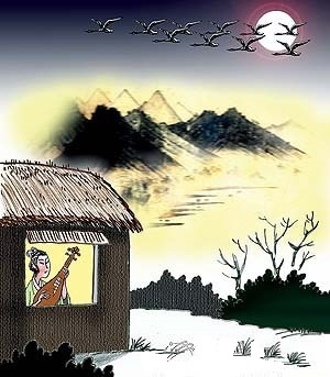 涕零雨面毁容颜，谁能怀忧独不叹？全诗意思及赏析