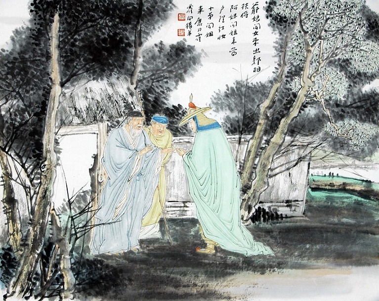 爷娘闻女来，出郭相扶将。全诗意思及赏析
