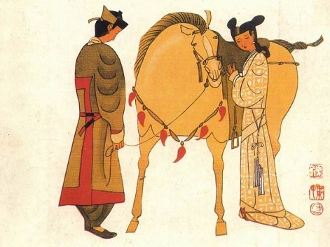 君当作磐石，妾当作蒲苇。蒲苇纫如丝，磐石无转移。全诗意思及赏析