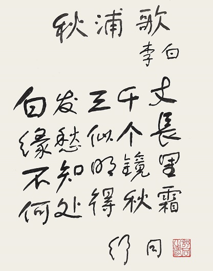 不知明镜里，何处得秋霜。全诗意思及赏析