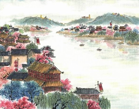 南朝四百八十寺，多少楼台烟雨中。全诗意思及赏析