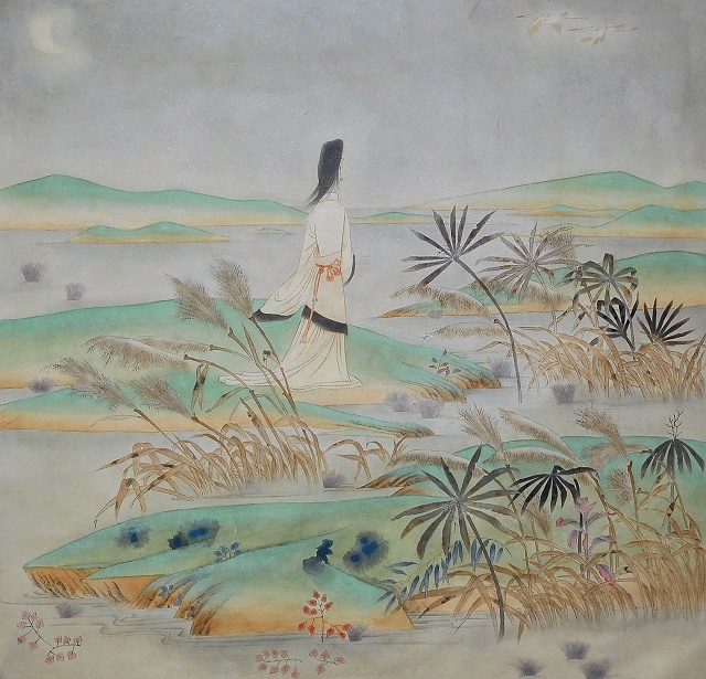 蒹葭采采，白露未已。所谓伊人，在水之涘。全诗意思及赏析