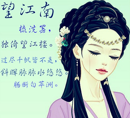 梳洗罢，独倚望江楼。全诗词意思及赏析