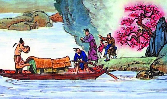 李白乘舟将欲行，忽闻岸上踏歌声。全诗意思及赏析