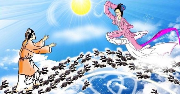 家家乞巧望秋月，穿尽红丝几万条。全诗意思及赏析