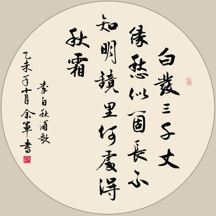 不知明镜里，何处得秋霜。全诗意思及赏析