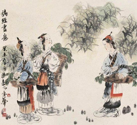 昔我往矣，杨柳依依。今我来思，雨雪霏霏。全诗意思及赏析