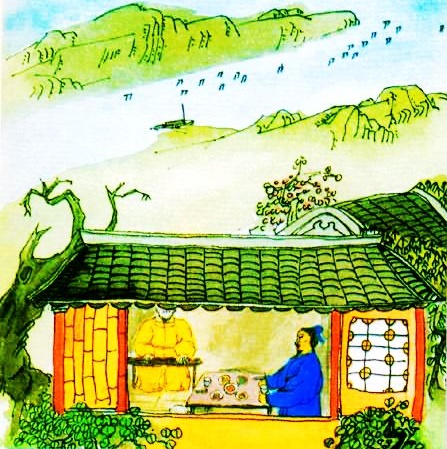 今日听君歌一曲，暂凭杯酒长精神。全诗意思及赏析