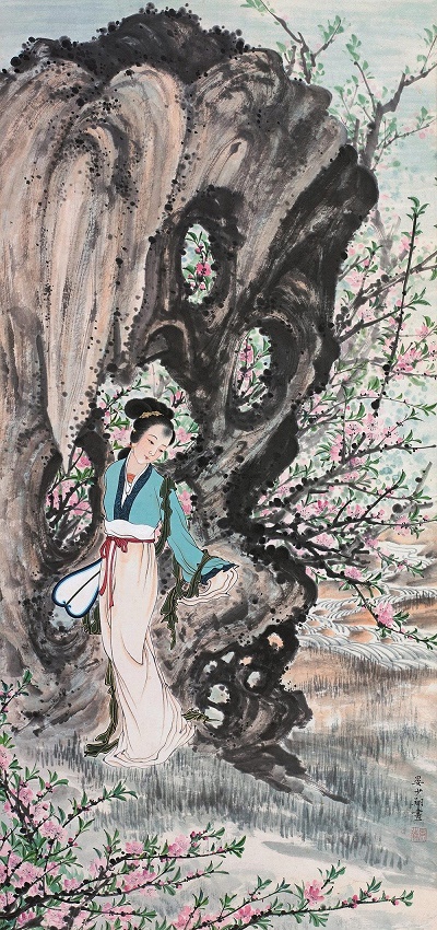 桃之夭夭，灼灼其华。之子于归，宜其室家。全诗意思及赏析
