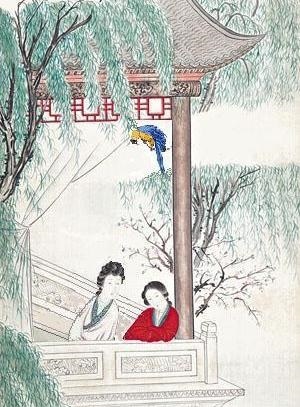 含情欲说宫中事，鹦鹉前头不敢言。全诗意思及赏析