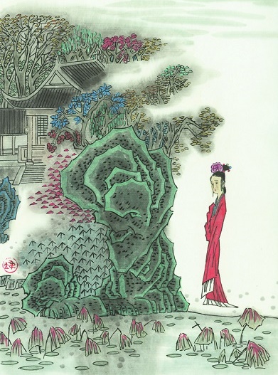早被婵娟误，欲妆临镜慵。全诗意思及赏析