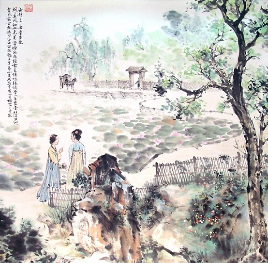 金蟾啮锁烧香入，玉虎牵丝汲井回。全诗意思及赏析