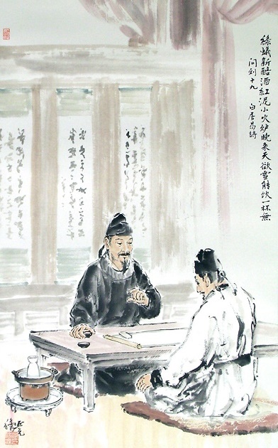 绿蚁新醅酒，红泥小火炉。全诗意思及赏析