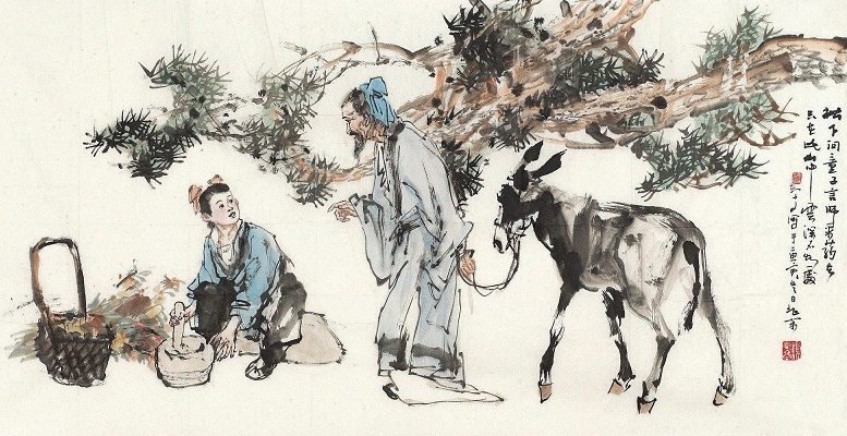 只在此山中，云深不知处。全诗意思及赏析
