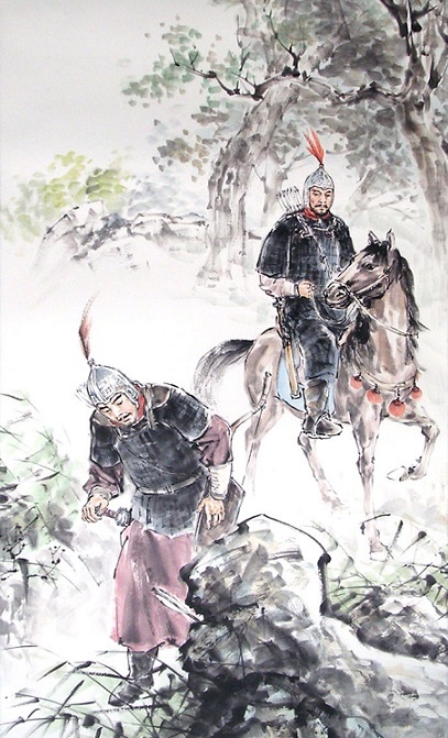 平明寻白羽，没在石棱中。全诗意思及赏析