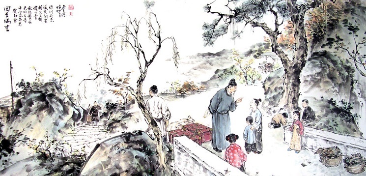 少小离家老大回，乡音无改鬓毛衰。全诗意思及赏析