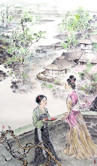 闺中少妇不知愁，春日凝妆上翠楼。全诗意思及赏析